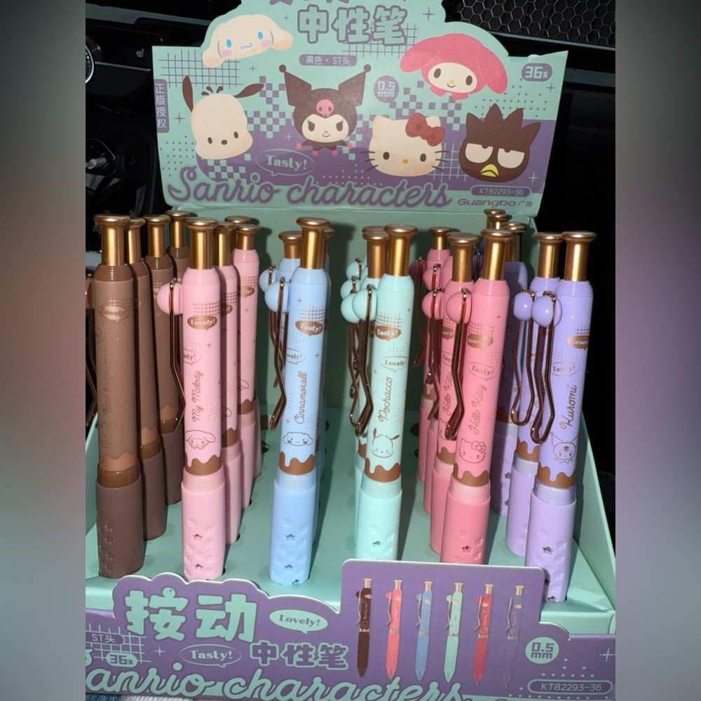 Sanrio Characters Pastel Gel Pens - Assorted Colors